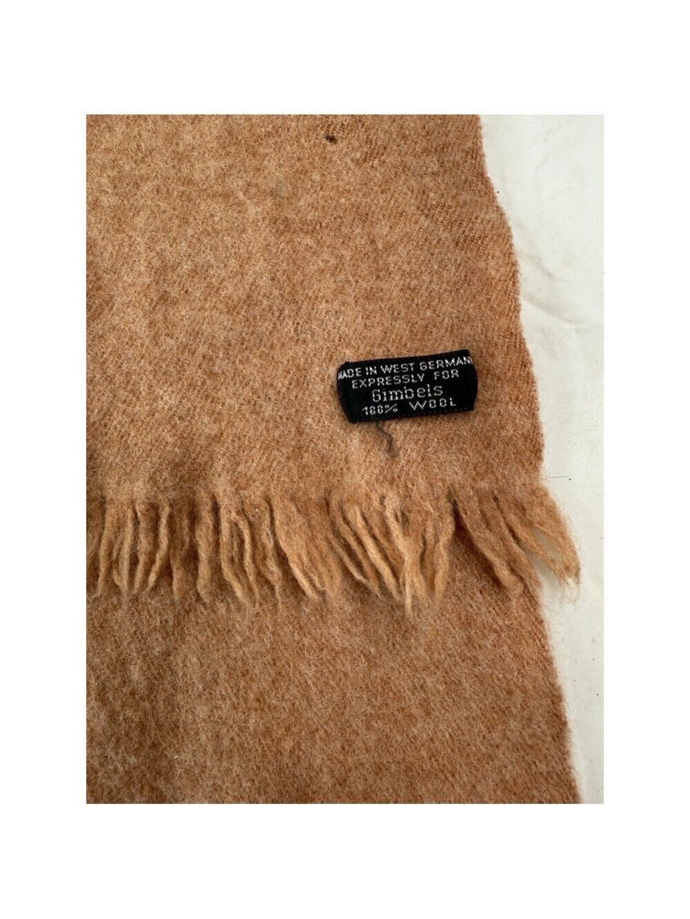 Gimbeis 100% Wool Made In Geremany and Lambswool made in Uruguay SCARF - Picture 9 of 10